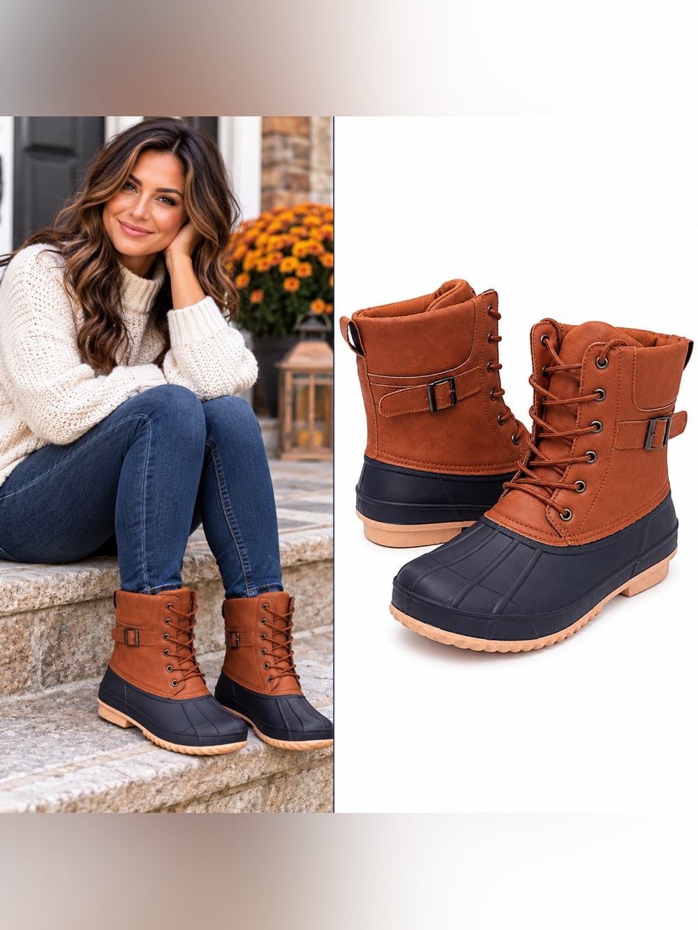 Torrid All Weather Duck Boots Women’s Size 8WW Rugged Outdoorsy Winter Boots